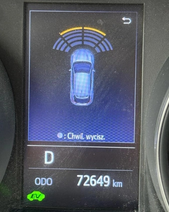 Toyota C-HR cena 114900 przebieg: 72649, rok produkcji 2021 z Kalisz małe 326